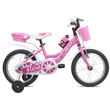 Bici 16" FLORA rosa/lucido BRERA - 1