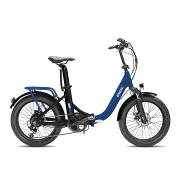 Bici Elettrica 20" BUGGY blu/lucido pieghevole BRERA - 1