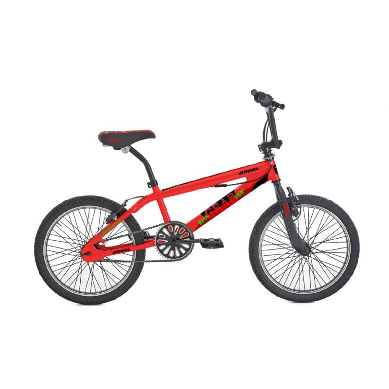 Bici Bmx 20" GRAB 360° rosso/lucido BRERA - 1