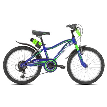 Bici 20" THUNDER 6v blu-verde/lucido BRERA - 1