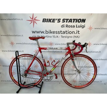 Bici corsa ROSA colore rosso/bianco - 1