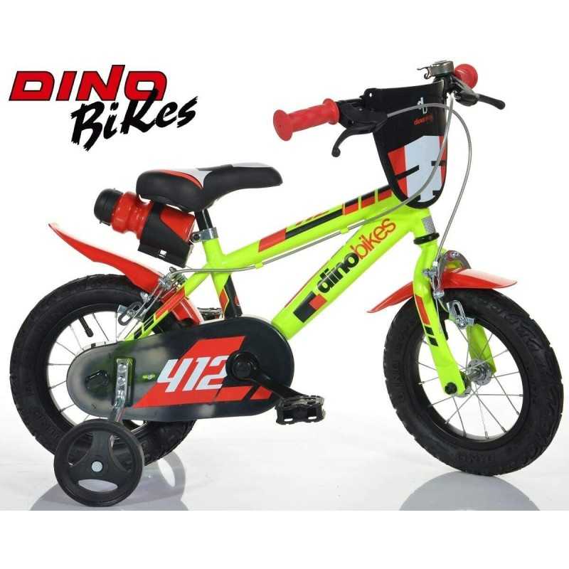 DINO BIKES Bici 12" sfera Colore Giallo Mod 412 - 1